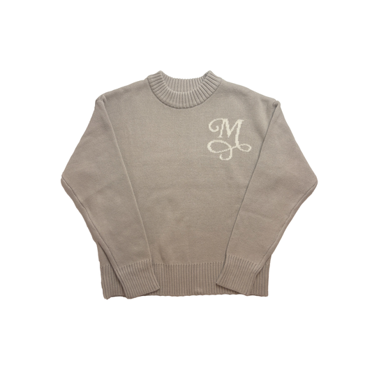 Signature M Sweater - Stone